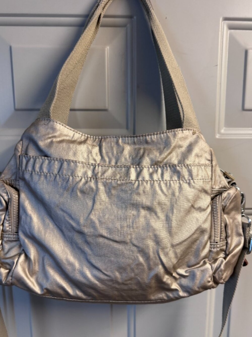 KIPLING FELIX LARGE METALLIC HANDBAG - Picture 6 of 16